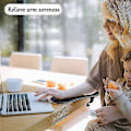 Miniatyrbillede 4 af 5: Computer Justerbar Armlæn Støttebeslag, Ergonomisk Håndledsstøtte, Skrivebords Armlæn Pude, Justerbar
