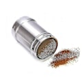 Miniatyrbillede 3 af 5: Rustfrit Stål Chokolade Shaker Duster + 16 Cappuccino Kaffe Barista Stenciler Kaffe + Måleske + Kunst Stenciler Pen GuanGuan