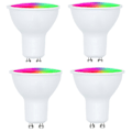 Miniatyrbild 5 av 5: Tuya Glödlampa 4-pack RGB CW+ LED-lampor 5W Dimbara Lampor Smart Life App-kontroll Glödlampor C