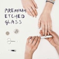 Miniatyrbillede 3 af 5: 3 Pak Krystal Glas Neglefil Dobbeltsidet Ætset Gentle Neglepleje til Kvinder eller Voksne, Unikke Gaver