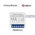 Miniatyrbillede 1 af 5: 2023 Ny Timer Switch Modul Smart Home Mini Breaker 1/2/3/4-vejs Zigbee Smart Switch Stemmestyring Zigbee Tuya 16a Smart Switch