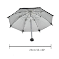 Miniatyrbillede 3 af 5: Hotsko Umbrellasol/Solskærm, Beskytter Kamera mod Regn, Fugleafføring, Solskin, Sne, Vandafvisende Kamera Umbrellasol, Kamera Tilbehør