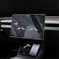 Miniatyrbillede 5 af 5: Til Model X Model S 2022-2024 Navigation Hærdet Film Aircondition Kontrol Skærm Film, 2PCS-C