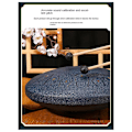 Miniatyrbild 1 av 5: 6-tums 8-tons Ljudregntrumma Utomhus Regntrumma Percussioninstrument Yoga Meditation Exklusiv Mörkblå