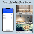 Miniatyrbillede 5 af 5: 2023 Ny Timer Switch Modul Smart Home Mini Breaker 1/2/3/4-vejs Zigbee Smart Switch Stemmestyring Zigbee Tuya 16a Smart Switch
