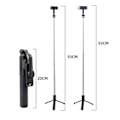 Miniatyrbillede 3 af 5: Q07 Bluetooth Selfie Stick Broadcast Tripod Uden Lys