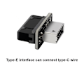 Miniatyrbillede 2 af 5: Motherboard Internt USB 3.0 20pin/19p Header Til Type-e A-key USB 3.1 20 Pin Adapter Til Type C Frontpanel Chassis Bracket