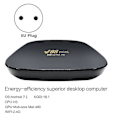 Miniatyrbillede 2 af 5: V88 Mini Smart TV Box Android 12 Allwinner H3 Quad Core 2,4 GHz Wifi 8K Set Top Box 8 GB + 128 GB Mediaafspiller