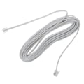 Pikkukuva 1 / 4: 9M 30ft RJ11 6P2C Modulaarinen Puhelinjohto Valkoinen