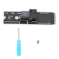 Miniatyrbillede 3 af 4: Adapter Udvidelseskort M.2nvme Til U.2 64gt / S Stærk Kompatibilitet Support Nvme Protokoloverførsel Udvidelseskortph49-m2