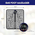Miniatyrbillede 2 af 5: Ny 2023 Ems Elektrisk Fodmassager Til Cirkulation Fodrefleksologi Massager Fod Cirkulation Massager-6 Tilstande 9 Intensiteter