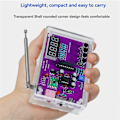 Miniatyrbillede 5 af 5: FM Radio RDA5807 DIY Kit Elektronisk Justerbar 87-108MHz Display Loddeøvelse DIY Elektroniske Komponenter Kit
