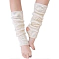 Miniatyrbilde 1 av 2: Dame Vinter Ekstra Myke Over Kne Høye Fotløse Strikkede Stignings Leg Warmers For Ascergery A