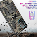 Pikkukuva 2 / 5: Sopii SM Galaxy S21 Plus -sarjan naamiointisarjan matkapuhelinkoteloon Army green