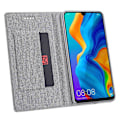 Miniatyrbild 4 av 5: VILI DMX Cross Texture Läderfodral med Stativ för Huawei P30 Lite New Edition/P30 Lite/nova 4e