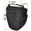 Miniatyrbild 3 av 5: Camera Bag for Canon EOS 4000D, 2000D, 1300D, 1200D, 1100D, 1000D, 200D, 250D, 100D, 850D, 800D, 750D, 760D, 700D, 650D, 600D, 550D, 500D, 450D, 8...