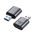 Pikkukuva 3 / 5: USB 3.1 - USB 3.1/Type-C -sovitin Mini-uros - naarasmuuntaja USB3.1 Gen 2 Lataus Tiedonsiirto Nopea Liitäntä 10 Gt/s