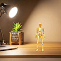 Miniatyrbillede 3 af 5: Actionfigur 13 Led Robot Dummy