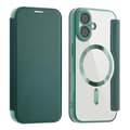iPhone 17 läderfodral med MagSafe och RFID stöldskydd Green