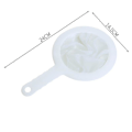 Miniatyrbillede 5 af 5: Ultra fint nylon mesh si, plast sigte filter ske til sojamælk kaffe mælk yoghurt juice