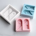 Miniatyrbillede 3 af 5: Silikon Duftlysforme Ladder Arch Formet DIY Lysfremstillingstilbehør