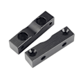 Miniatyrbild 3 av 5: Aluminiumlegering Z-axel Stepper Motor Mount Block 3D-skrivaruppgraderingssats 3D-skrivar Z-axel Stepper Fast Rack Med Muttrar Skruvar Kompatibel Med Cr-10/cr1