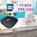 Miniatyrbillede 3 af 5: V88 Mini Smart TV Box Android 12 Allwinner H3 Quad Core 2,4 GHz Wifi 8K Set Top Box 8 GB + 128 GB Mediaafspiller