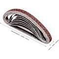 Miniatyrbillede 2 af 5: Slibebånd 10 x 330mm - 8 X 40/60/80/120/180/240 Korn Slibebånd til Slibning Polering og Afrustning, Bedst til Træ og Maling (48 Stk)