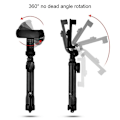 Miniatyrbillede 3 af 5: XT10 Mobil Live Broadcast Bluetooth Selvudløser Stang Tripod