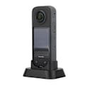 Miniatyrbillede 3 af 5: Stativfod til Insta360 X3 Desktop Anti-slip 1/4 Skrue Fastgørelsesbeslag Panoramisk Action Kamera Holder Til Insta 360x3 Tilbehør