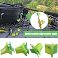Miniatyrbilde 3 av 5: 10/30 stk. Treble Hook Caps med Snap-design, Anti-Prikk Plastdeksel, Lokke- og Fiskehekter Beskytter, Fisketilbehør