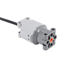 Miniatyrbillede 1 af 5: Tekniske Dele Motor Byggeklodser Motor L-Motor 88003 til Power Functions Elektrisk Samlet Byggeklodselegetøj Del