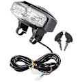 Miniatyrbilde 2 av 5: 60v Angel Eyes LCD Lyshastighetsdisplay Batteri Horn Frontlys Bryter Nøkkel for Citycoco Elektrisk Scooter