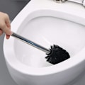 Miniatyrbillede 3 af 5: 2 stk. Toiletbørste Toiletbørste udskiftningsbørste i rustfrit stål, 8 x 35 x 8 cm, Sort