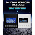 Miniatyrbillede 2 af 5: 86 Bluetooth Mini Hjemmemusik System Kompatibelt med Vægmounted Forstærker Touch Key