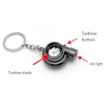 Miniatyrbilde 5 av 5: Bil Turbo Spinner Nøkkelring med Ekte Lyd og LED Lys Mini Turbolader Nøkkelring for Bilnøkler A