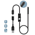 Miniatyrbild 3 av 5: Hd Android Endoskop Micro-usb Typ-c 3 i 1 Boreskop För Otg Android Windows Pc 7mm Vattentät Smartphone Kamera Endoskop