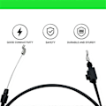 Miniatyrbillede 3 af 5: GX24184 Kabel til , Kompatibel med Model JS26 JS28 JS36 JS38 JS46 JM26 JM36 JM46 Push-plæneklipper