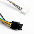 Miniatyrbilde 5 av 5: ATX 24-pins til hovedkort Patch Cord 2-port 6-pins strømforsyningskabel for HP Z220 Z230 SFF 18E4 Server arbeidsstasjon 18AWG Wire