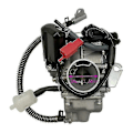 Pikkukuva 3 / 5: 150cc Kaasutin GY6 26mm 4-tahtimoottoreille Moottoripyörä Skootteri 152QMJ 157QMI