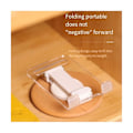 Miniatyrbilde 4 av 5: Mobiltelefon Transparent Stativ Akryl 360 Graders Roterende Stativ Skrivebord Multifunksjonell Universal Ce
