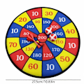 Miniatyrbilde 3 av 5: Darttavle, Darttavler for barn med 2 klissete baller, 2 selvklebende piler, sammenleggbar darttavle spillsett for hjemmefester, leker og gaver