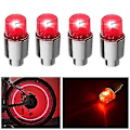 Miniatyrbilde 1 av 4: 4 stk. LED-lys til ventilhetter for bil, SUV, hjul og dekk