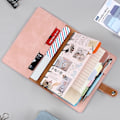 Miniatyrbillede 2 af 2: A6 PU Læder Notesbog Binder Genopfyldningsbar A6 Indre Fyldpapirer  Cover med Magnetisk Spænde Lukning