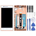 Miniatyrbilde 2 av 5: TFT LCD-skjerm for Nokia 3 TA-1032 Digitizer Full Assembly med ramme og sideknapper (svart)