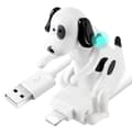 Rolig hund \"puckel\" formad USB-laddningskabel lämplig för modellerna 13/12/11, dynamisk dalmatinerformad snabbladdande USB-kabel