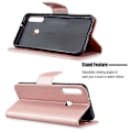 Miniatyrbillede 5 af 5: Litchi Skin Wallet Læder Telefon Etui med Rem til Huawei P40 lite E/Y7p/Honor 9C