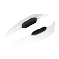Miniatyrbillede 2 af 4: 1 Par Motorcykel Side Winglet Aerodynamisk Vinge Spoiler Universal Til Motorcykel Elektriske Cykler Hvid