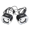 Miniatyrbilde 1 av 5: Høyeffekt Full Range Stereo Subwoofer PC-høyttaler Bærbar Bass Musikk DJ USB Datamaskin Høyttalere For Laptop Telefon TV
