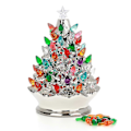Miniatyrbilde 3 av 4: 50 stk Mini Twist Erstatningslys for Keramiske Juletrær Flammelys Pærer
